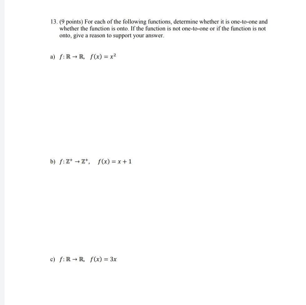 Solved 12 10 Points Let F X 3x 1 G X 2x And H X