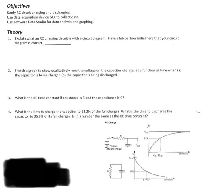 Solved Objectives Study RC Circuit Charging And Discharging. | Chegg.com