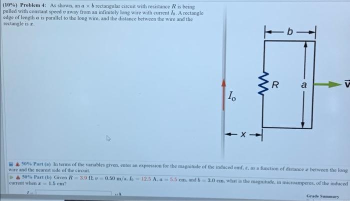 Solved (10%) Problem 4: As Shown, Ana X B Rectangular | Chegg.com