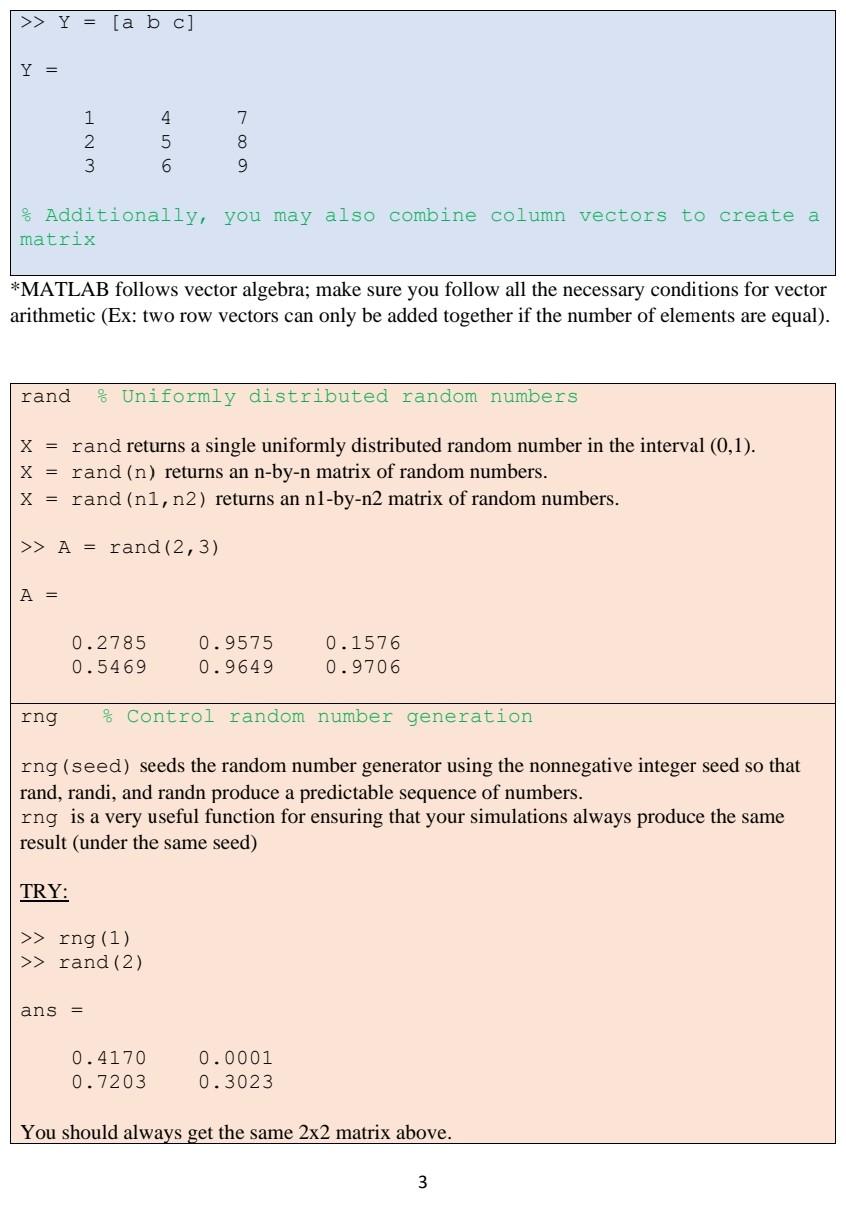 Solved Please do the assignment using Matlab and the | Chegg.com