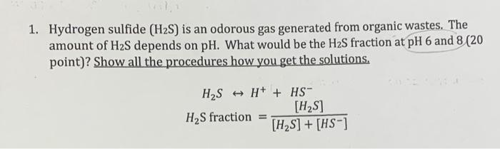 odorous gas