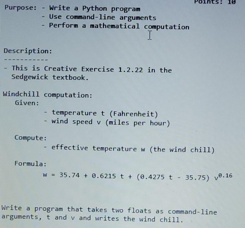 Solved please this is python exercise and use only python | Chegg.com
