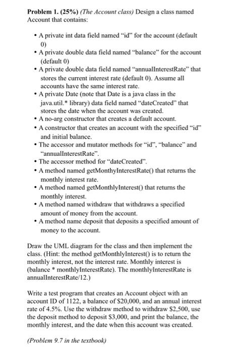 Solved (JAVA) please help me to solve this problem, and | Chegg.com