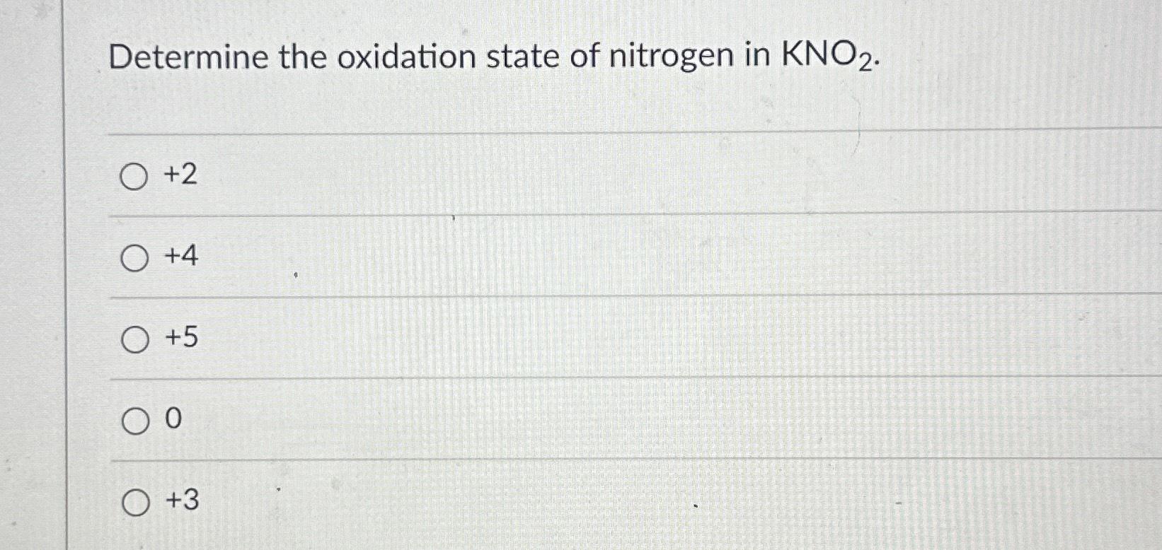 determine the oxidation state of nitrogen in n2o4