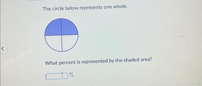 The percent that represents the shaded region in the figure is (a