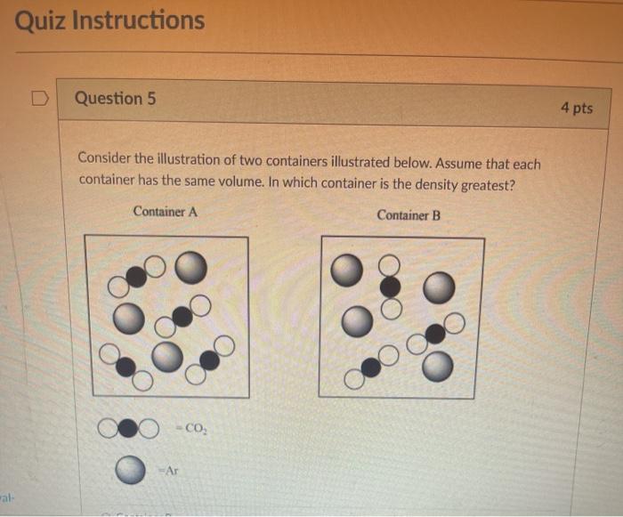 Solved Assume That Container A And Container B Have The Same | Chegg.com