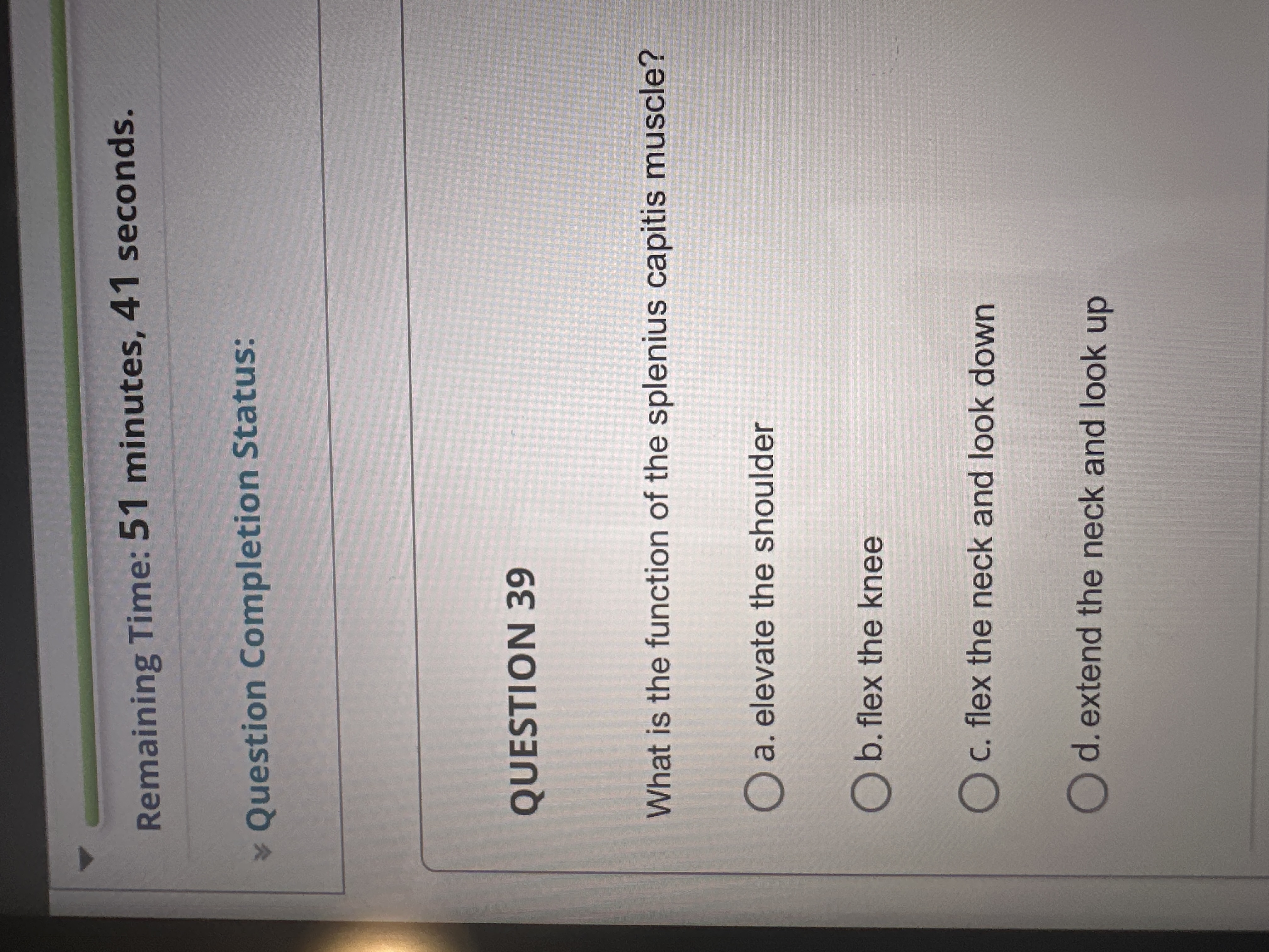 Splenius Function Solved QUESTION 39What is the function of the splenius | Chegg.com