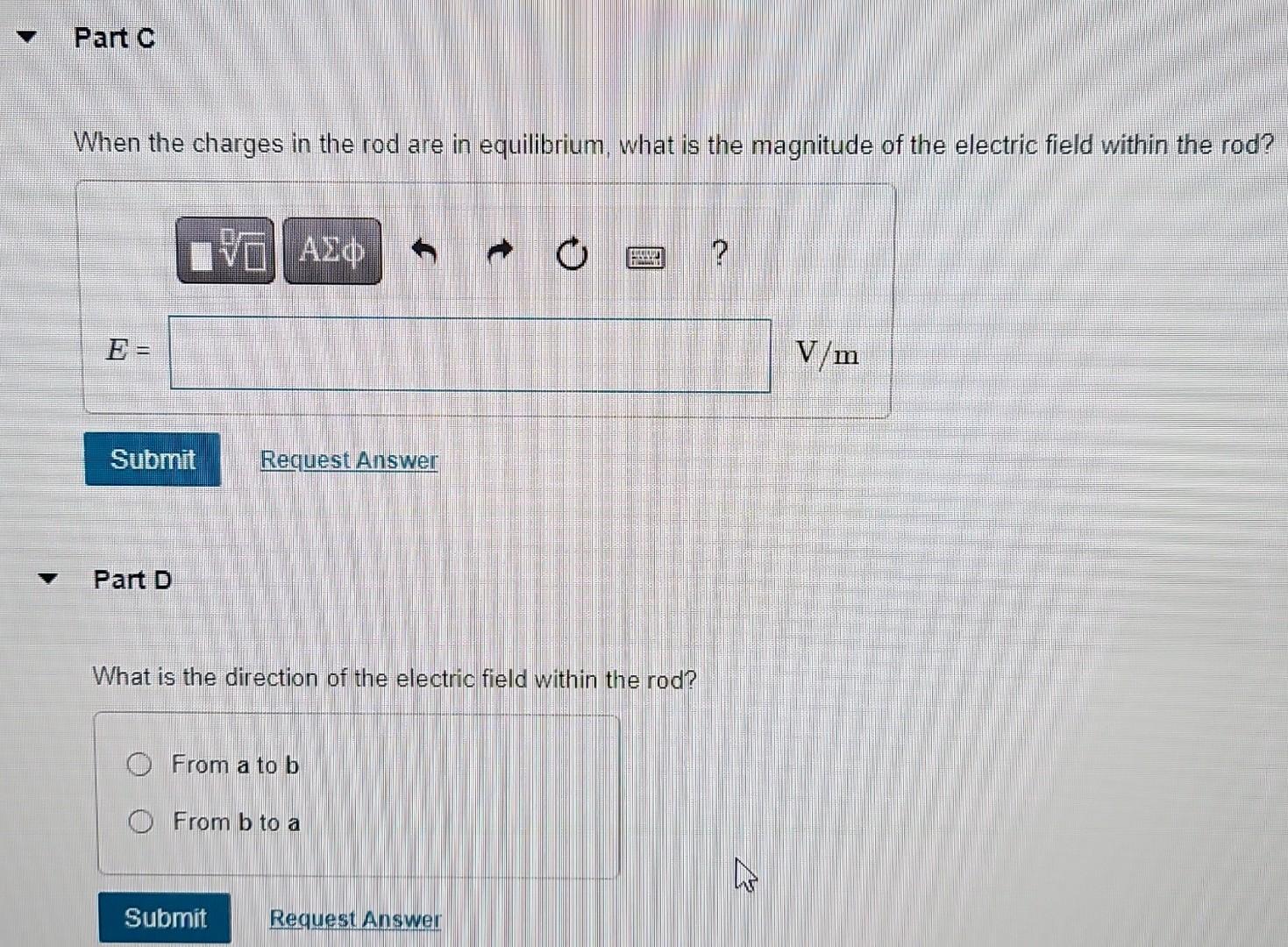Solved In the figure (Figure 1 ) a conducting rod of length