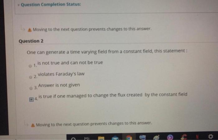 Solved Question Completion Status: Moving to the next | Chegg.com