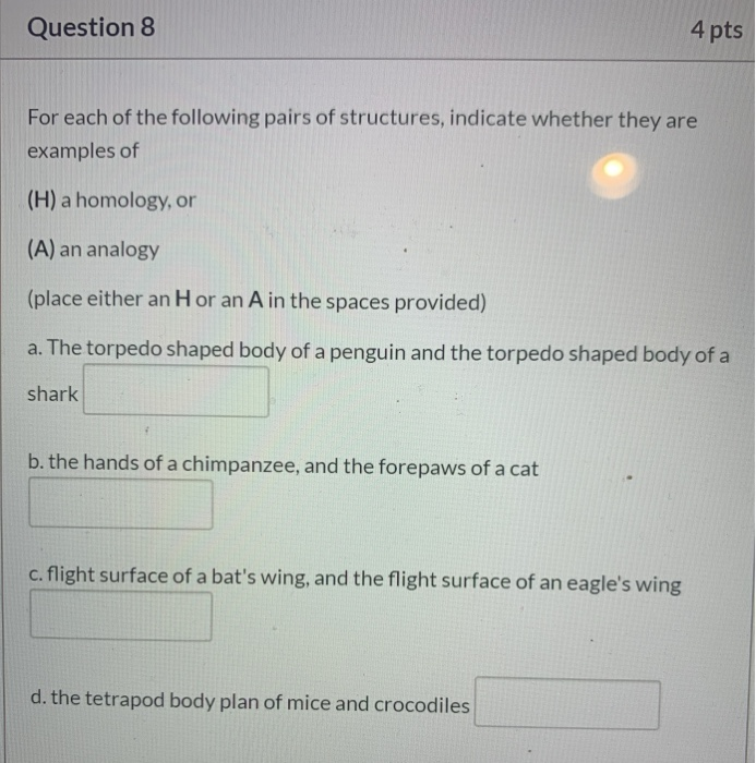 Solved Question 8 4 pts For each of the following pairs of | Chegg.com