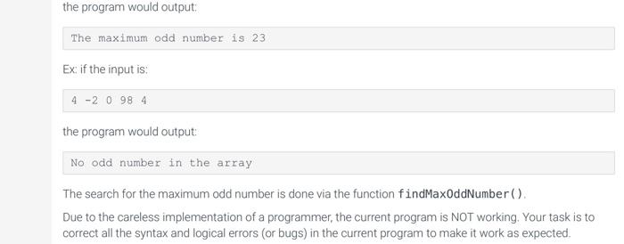 Give me the answer for this code . It will be a C++ | Chegg.com