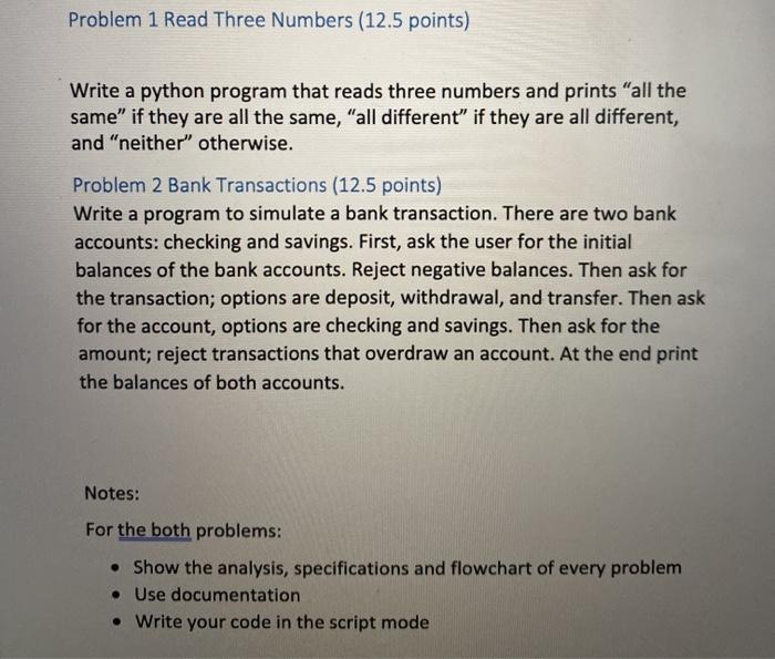 Solved In Python script, also add comments # to make the | Chegg.com
