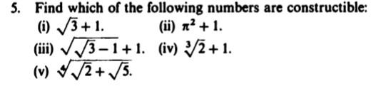 Solved 5. Find which of the following numbers are | Chegg.com