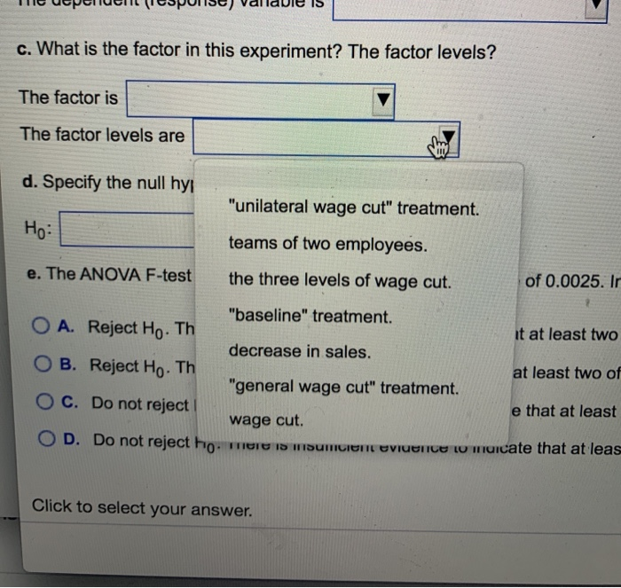 Solved A randomized field experiment was carried out to | Chegg.com