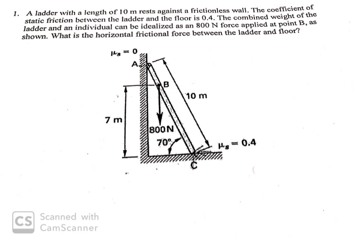 A ladder of length 26m rests against a wall. If it reaches a