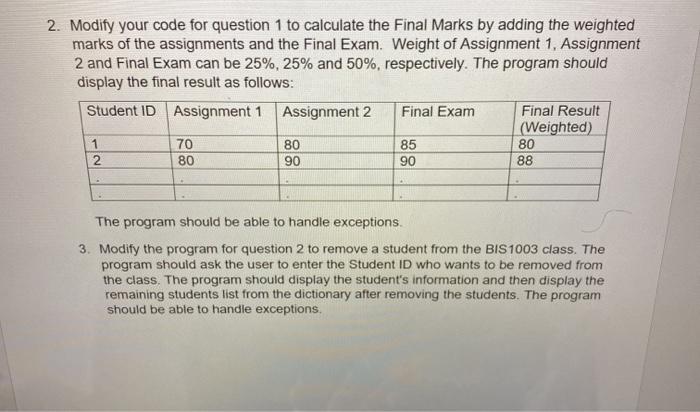 Solved 2. Modify your code for question 1 to calculate the | Chegg.com