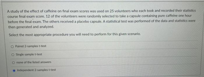 Solved You conduct an experiment with two groups and find a | Chegg.com