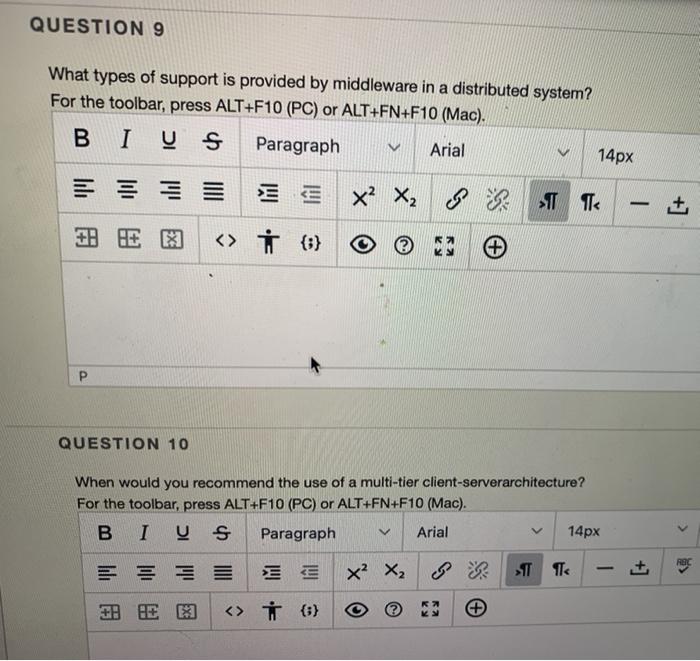 Solved Question 9 What Types Of Support Is Provided By Mi Chegg Com