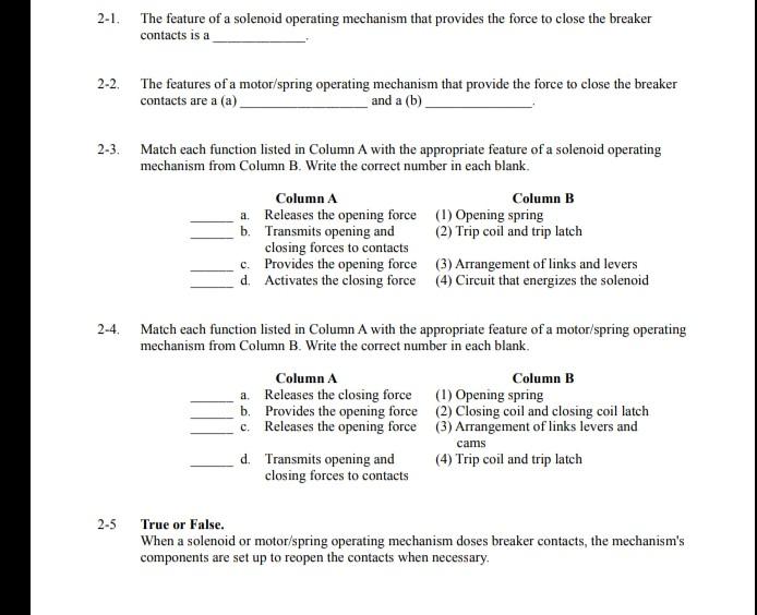 Section Quiz 1-1. A breaker stores high-pressure gas | Chegg.com