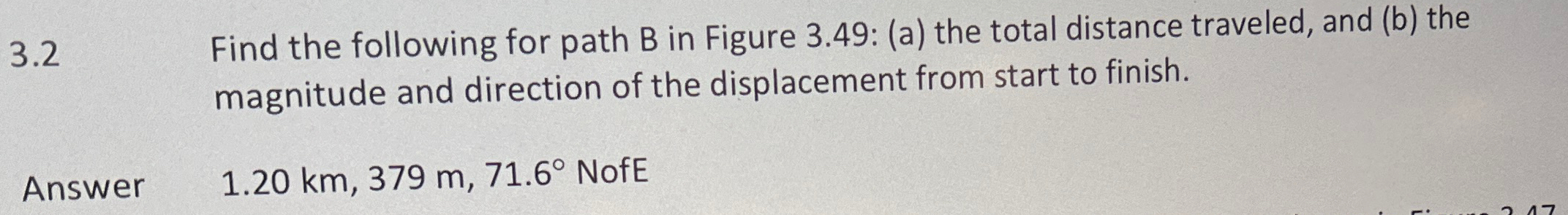 Solved 3.2 ﻿Find the following for path B in Figure 3.49: | Chegg.com