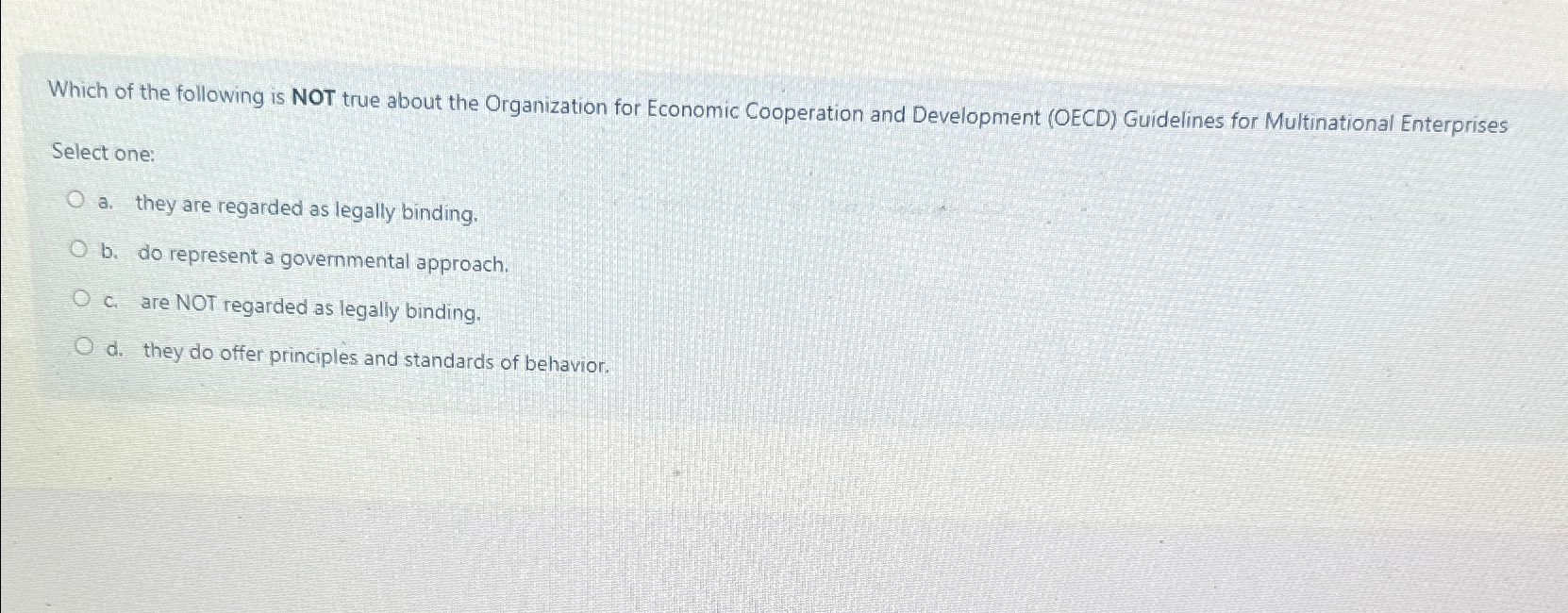 Solved Which of the following is NOT true about the