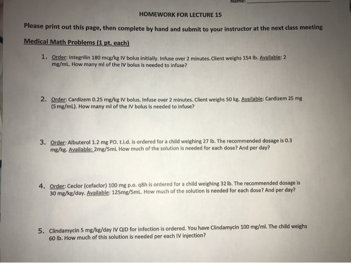 Nickname homework image