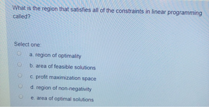 Solved Which of the following represents a valid constraint | Chegg.com