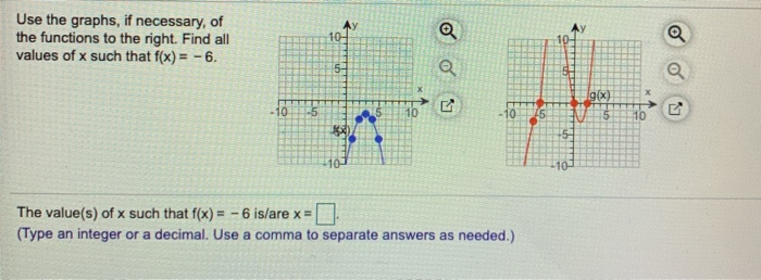 Solved Use the graphs, if necessary, of the functions to the | Chegg.com