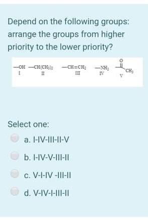 Solved Depend on the following groups: arrange the groups | Chegg.com