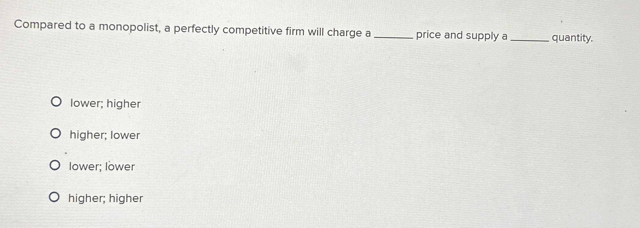 Solved Compared to a monopolist, a perfectly competitive | Chegg.com