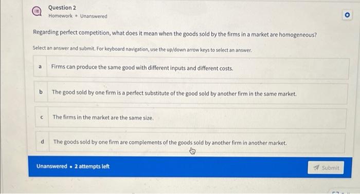 Solved Question 1 Homework - Unanswered Which Of The | Chegg.com