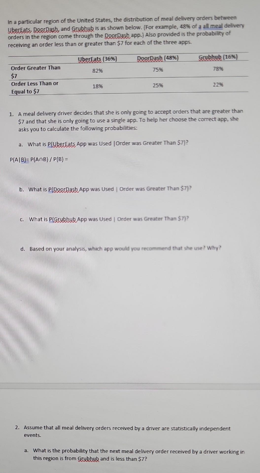 Solved In a particular region of the United States, the | Chegg.com