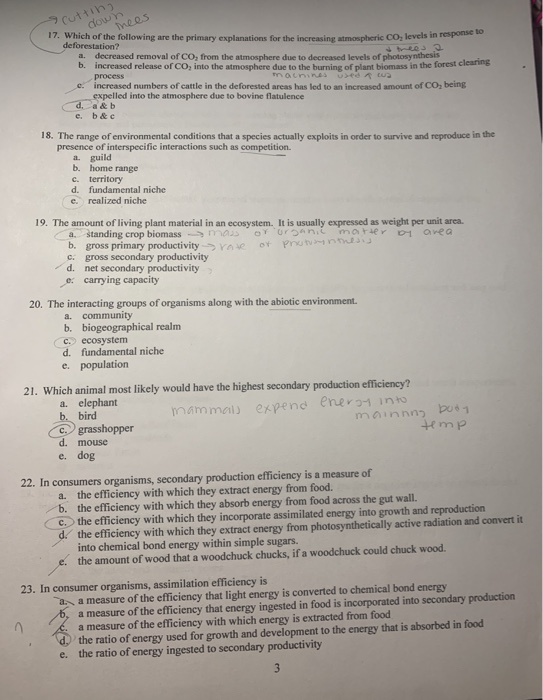 Solved double check my answers please! there are a few I am | Chegg.com