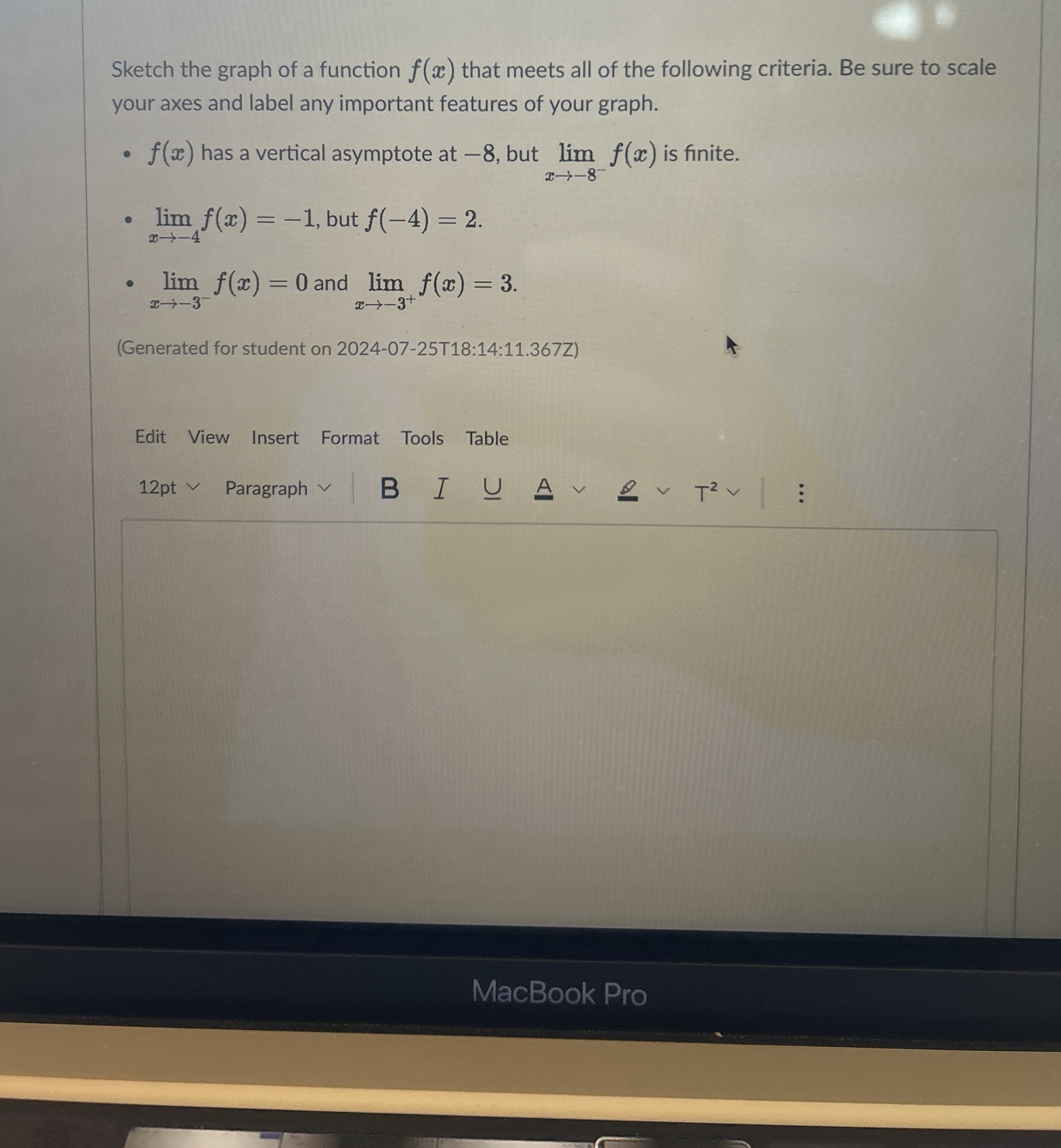 Solved Sketch the graph of a function f(x) ﻿that meets all | Chegg.com