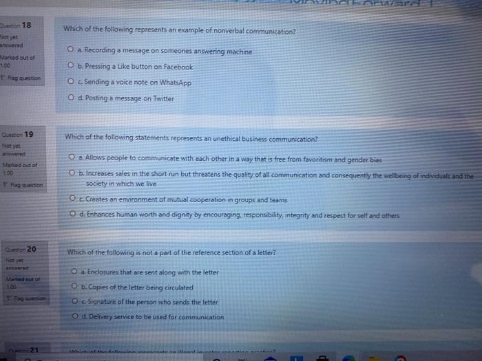 Solved Which of the following represents an example of | Chegg.com