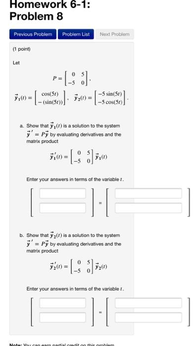 Solved Problem 7 Previous Problem Problem List Next Problem | Chegg.com