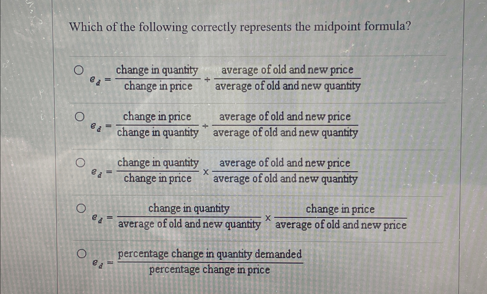 Solved Which of the following correctly represents the | Chegg.com