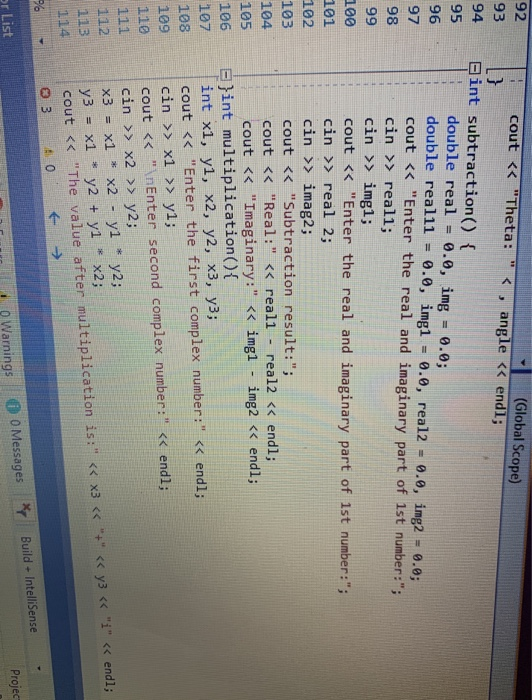 Solved C++ Instruction: Fix the errors in the lines 14,36 | Chegg.com