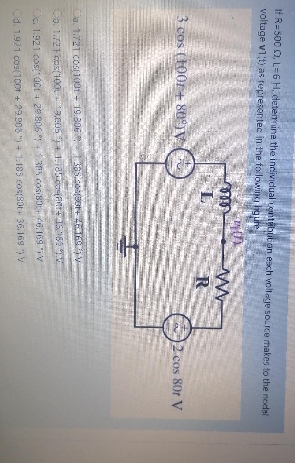 Solved If R 500 12 L 6 H Determine The Individual Contr Chegg Com