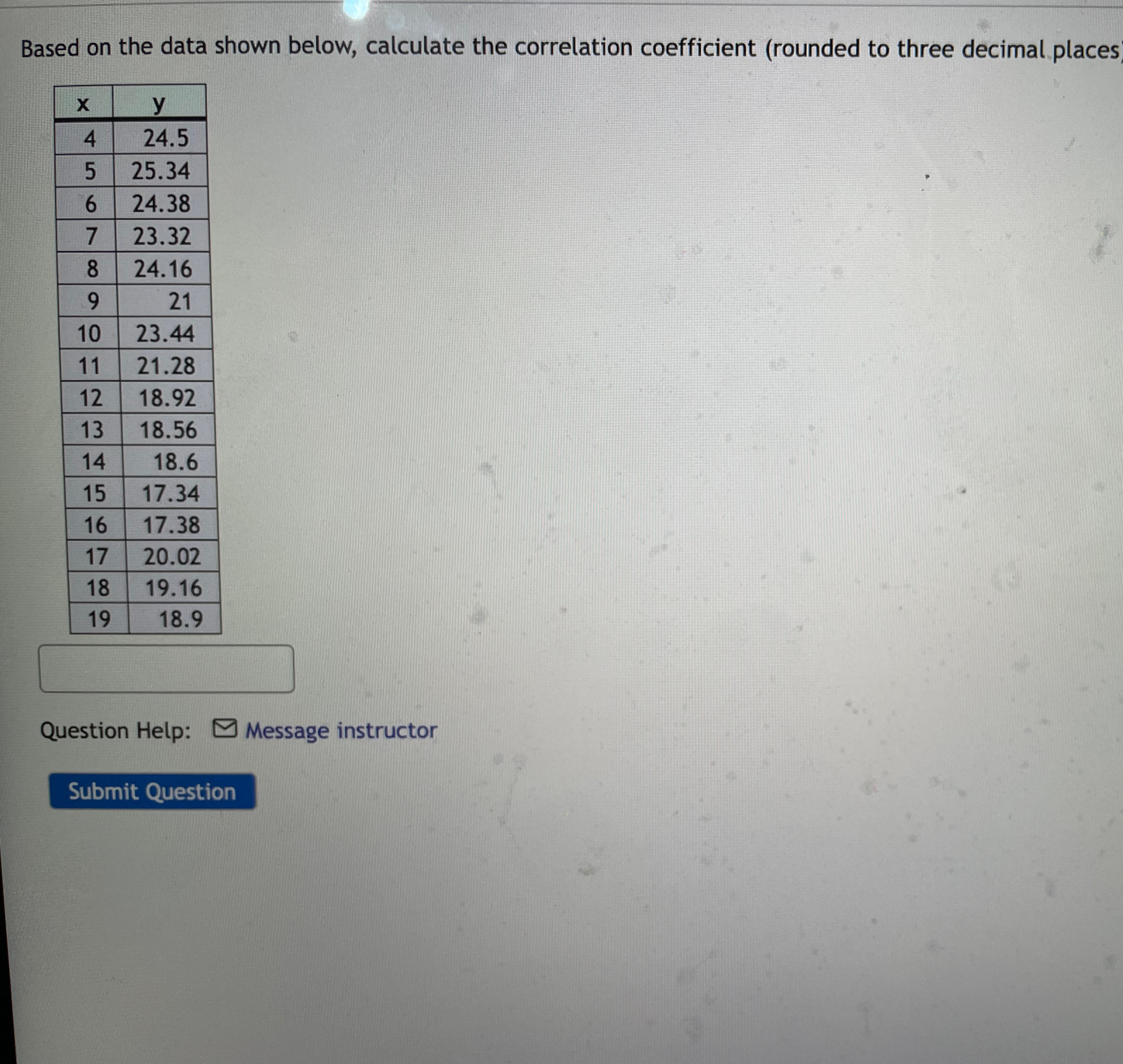Solved Based on the data shown below, calculate the | Chegg.com