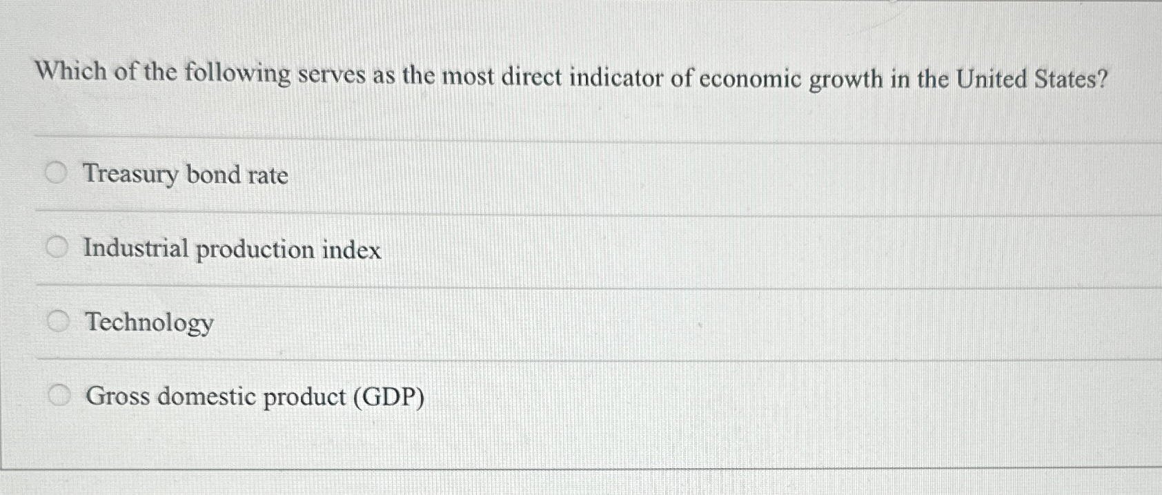Solved Which of the following serves as the most direct | Chegg.com
