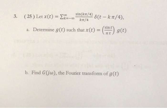 Solved C Use The Multiplication Property Of The Fourier Chegg Com