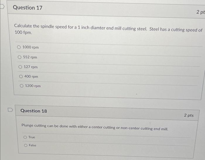 Solved Question 11 This drill is generally used to mark the | Chegg.com
