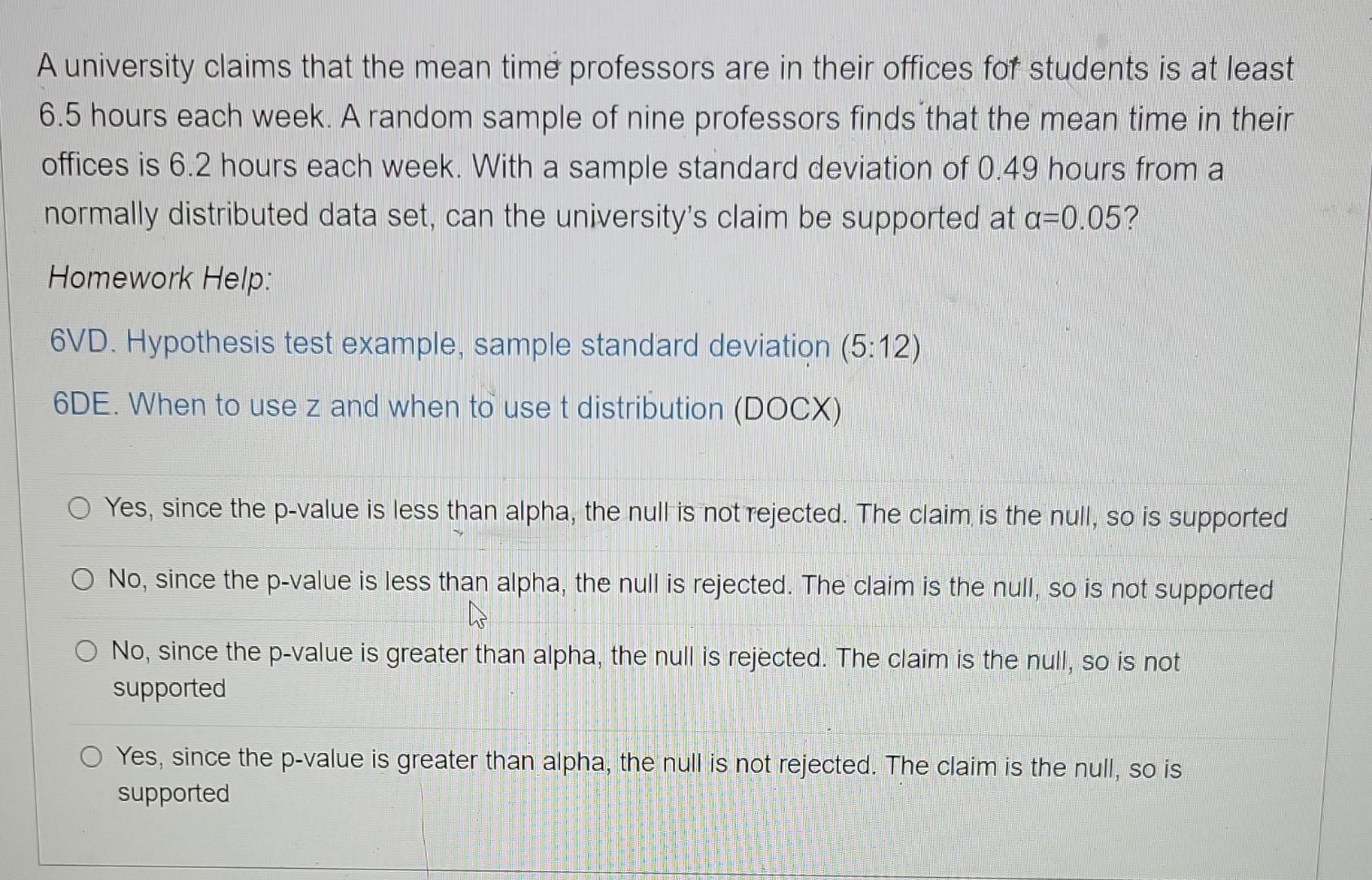 solved-a-university-claims-that-the-mean-time-professors-are-chegg