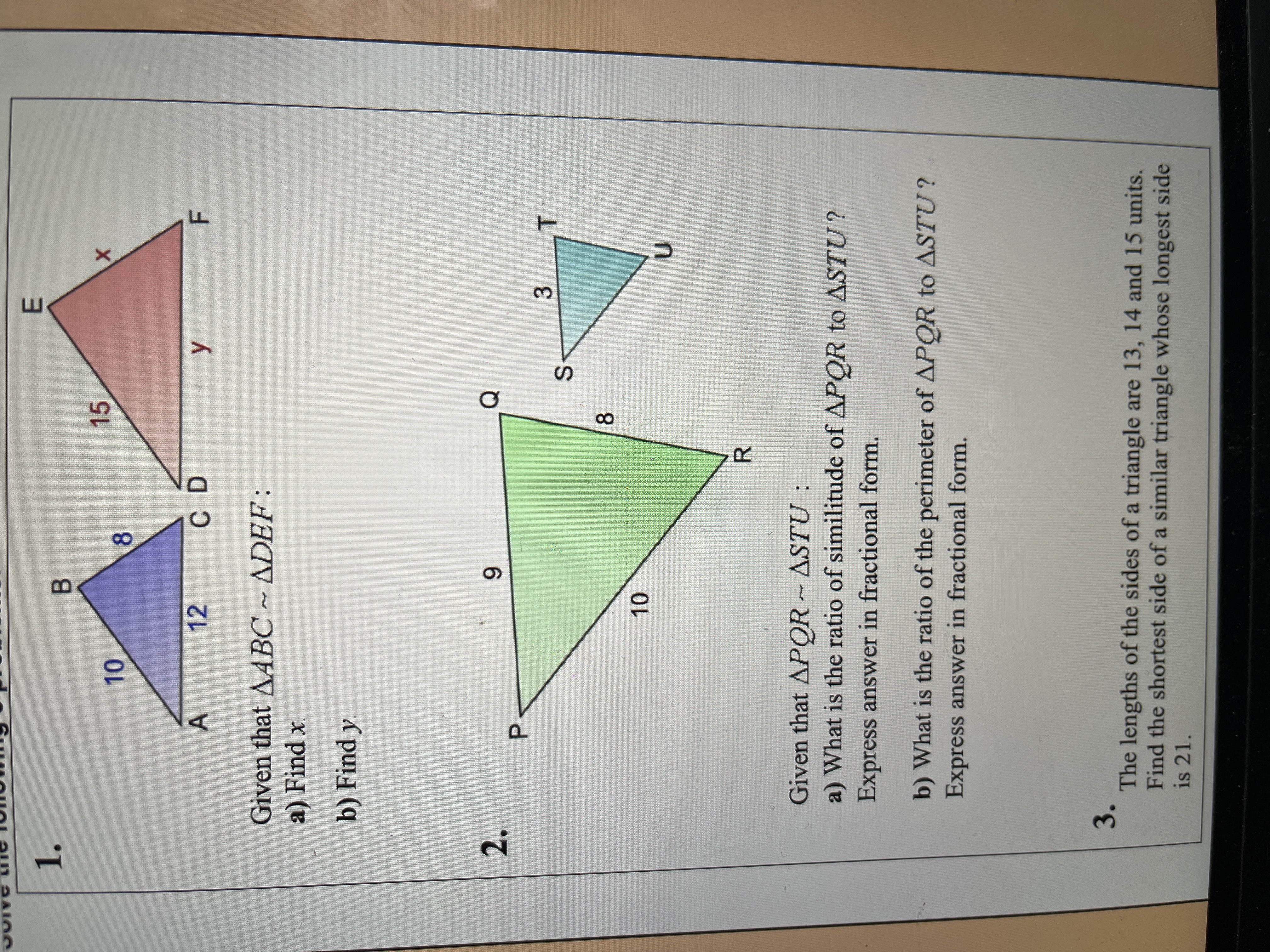 Solved I need help solving all these problems please and | Chegg.com