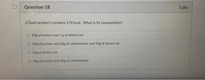 Solved D Question 9 1 pts The table below shows the results | Chegg.com