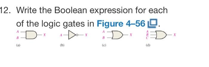 Solved 8. Identify the Boolean rule(s) on which each of the | Chegg.com