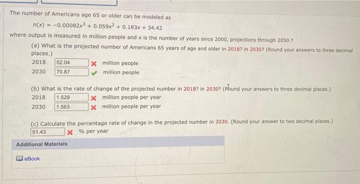 Solved The number of Americans age 65 or older can be | Chegg.com