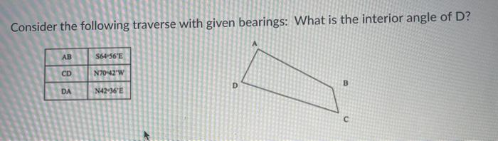 Solved Calculate the difference in elevation between points | Chegg.com
