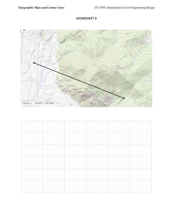 Draw the profiles along the lines shown on the first | Chegg.com